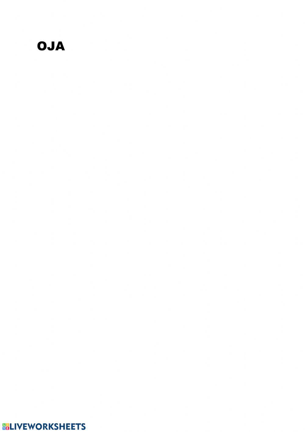 Busco la palabra hoja