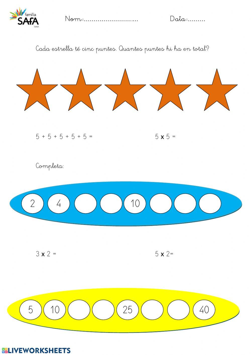 Iniciació a la multplicació