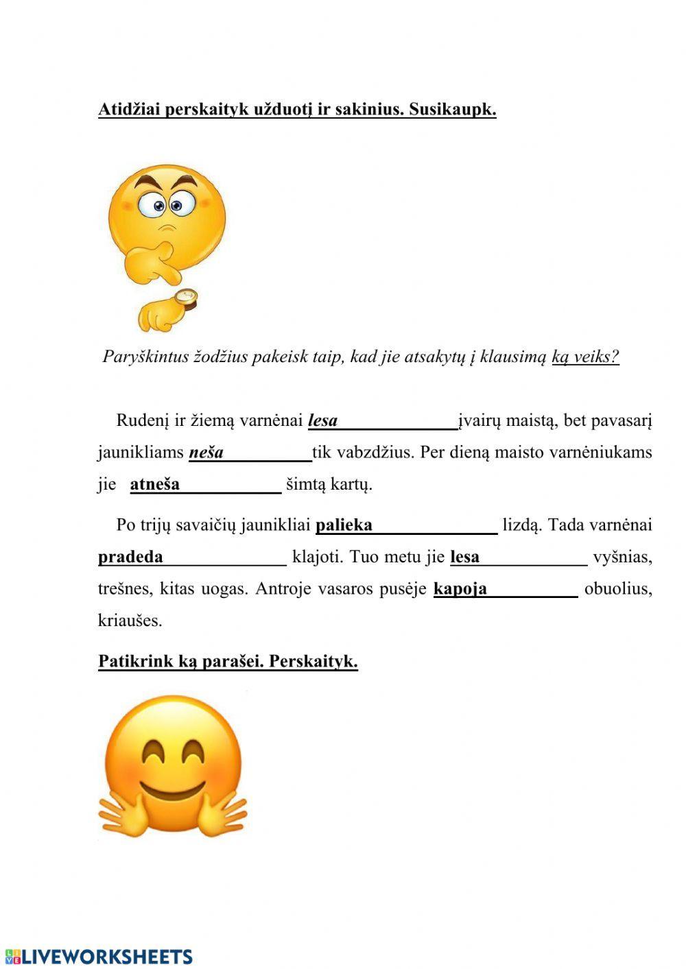 Būsimasis laikas. Ką veiks?
