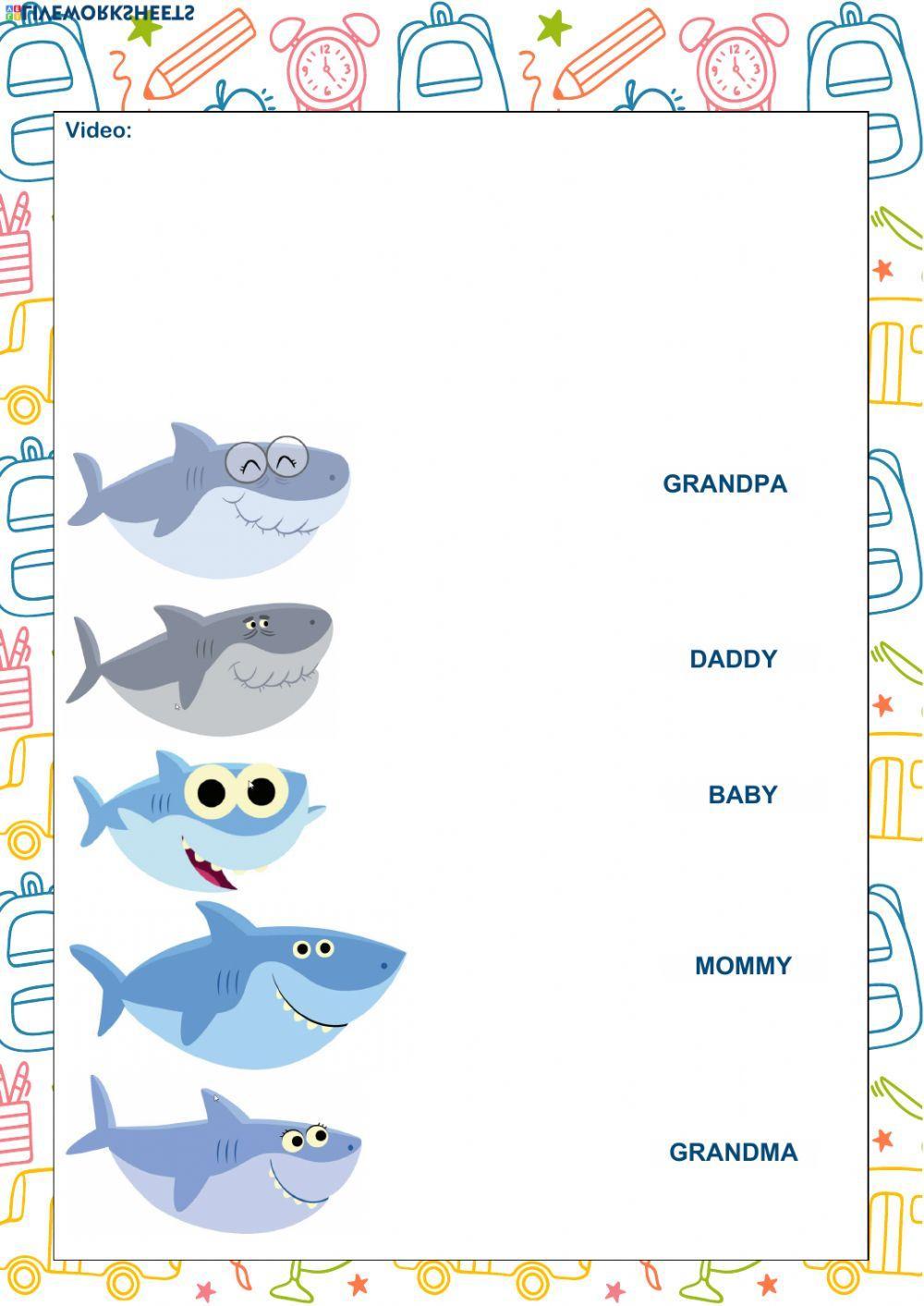 Baby shark Family