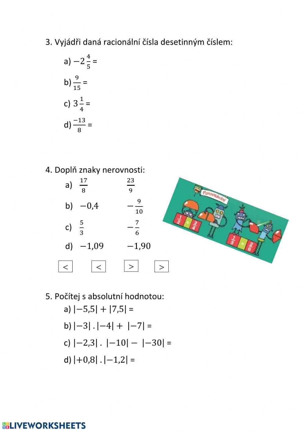Racionální čísla