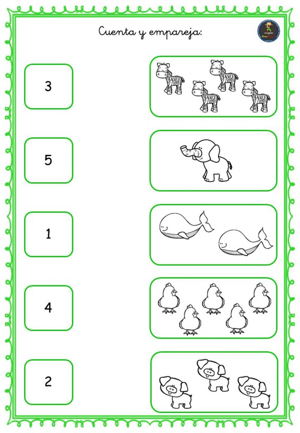 Ficha 05 Cuenta y empareja