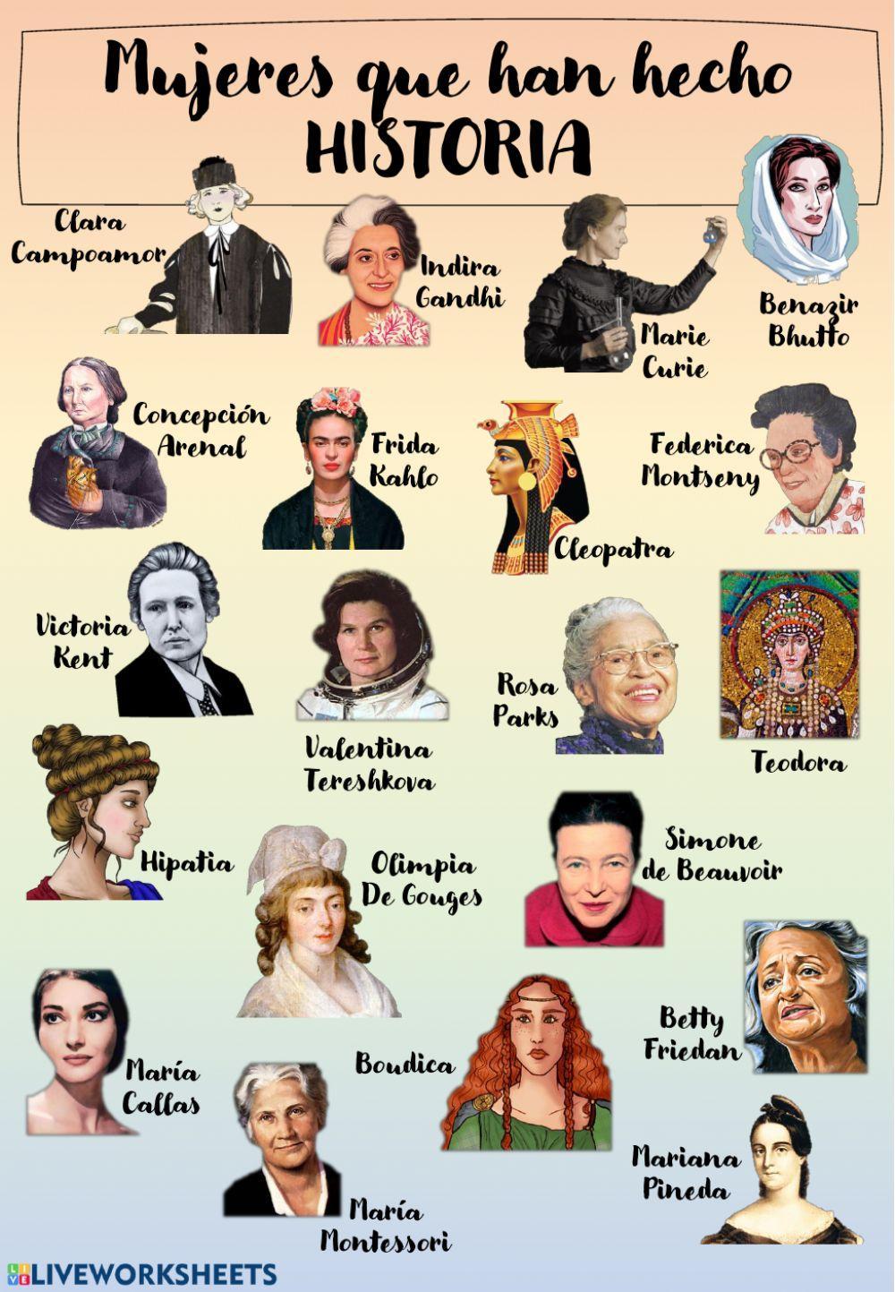Mujeres que han hecho historia