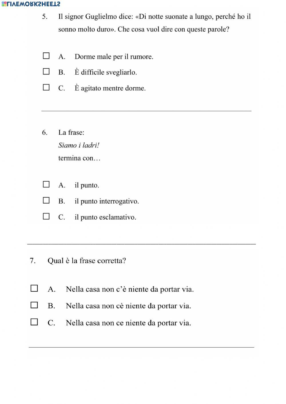 Il campanello per i ladri