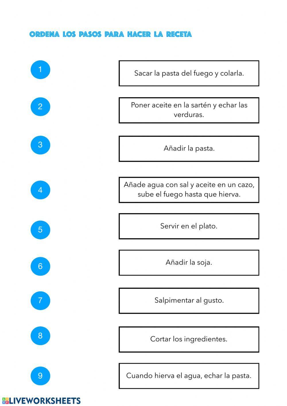 Receta de cocina: Macarrones con verduras