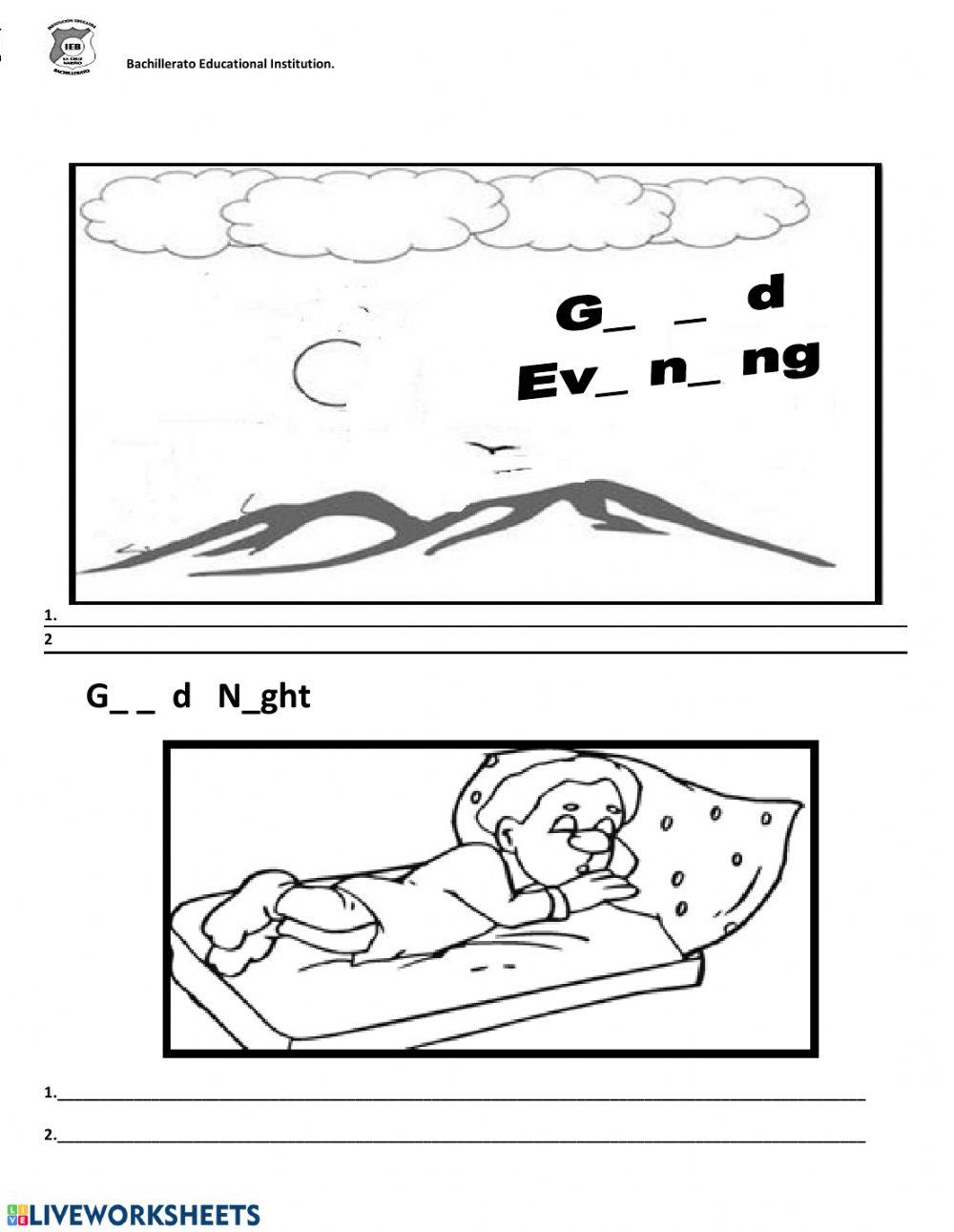 Saludos y Miembros de la famila