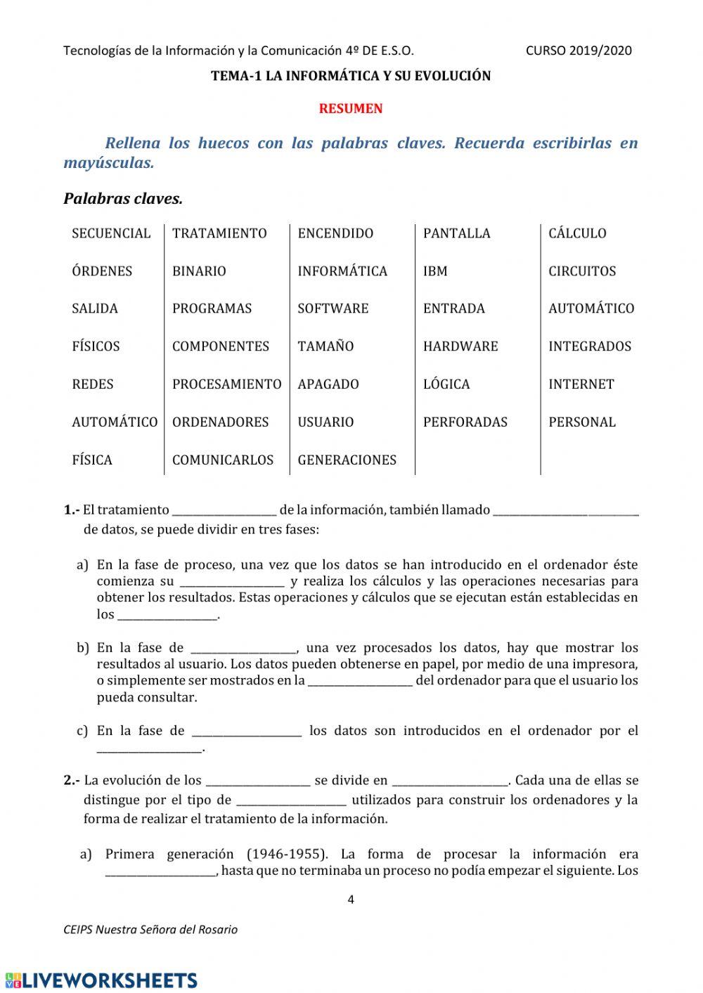 La informática y su evolución