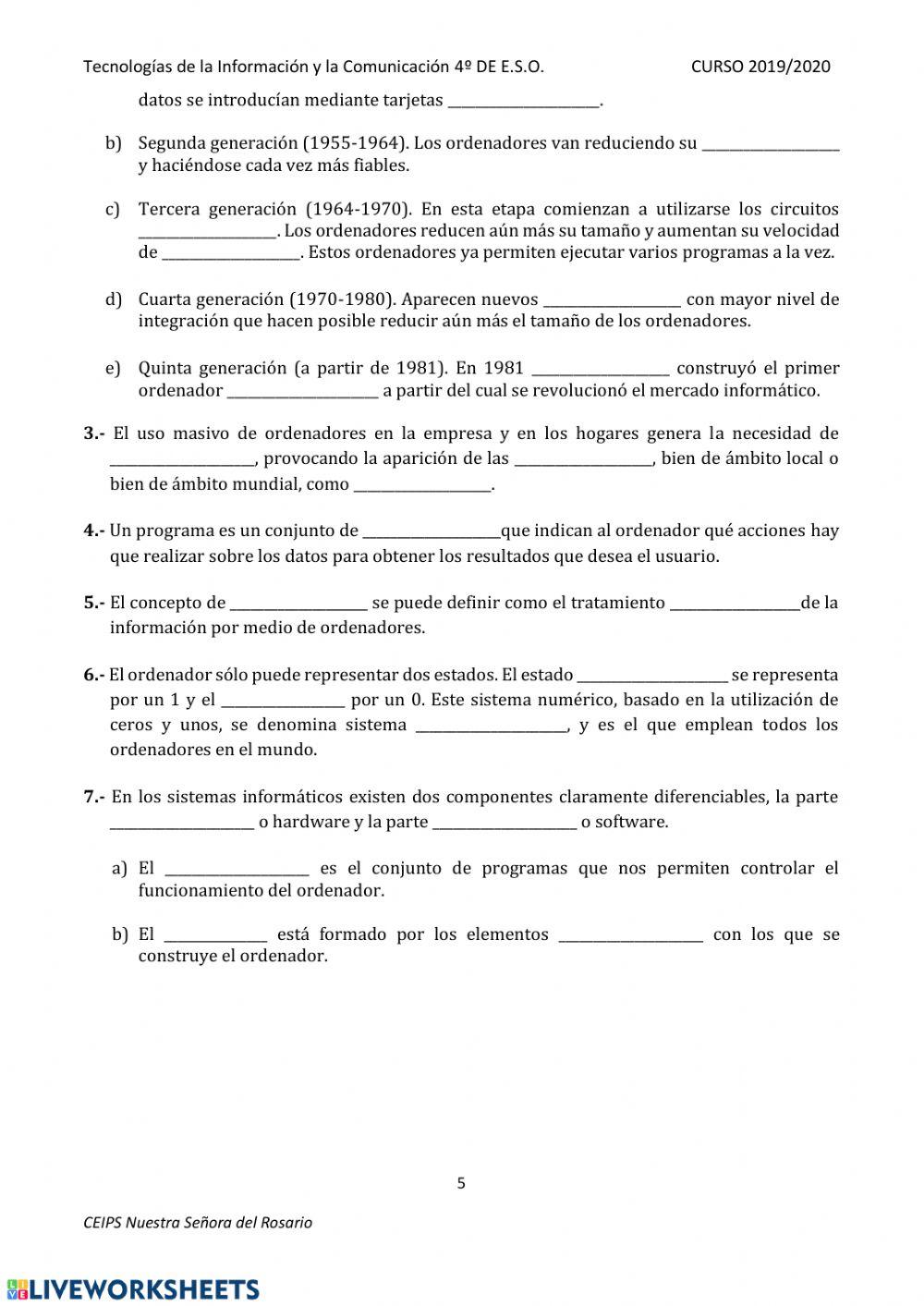 La informática y su evolución