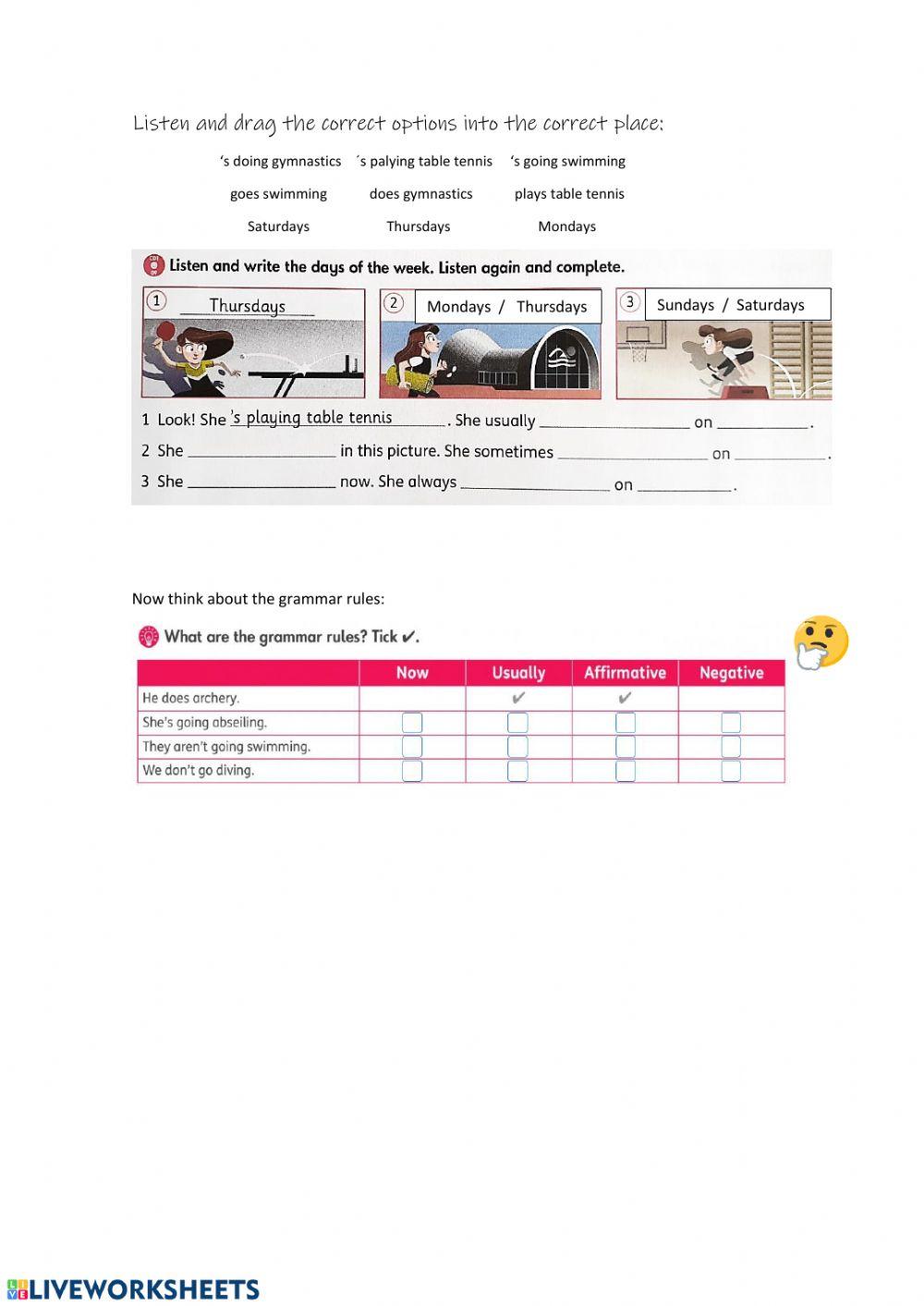 Routines vs things happening now