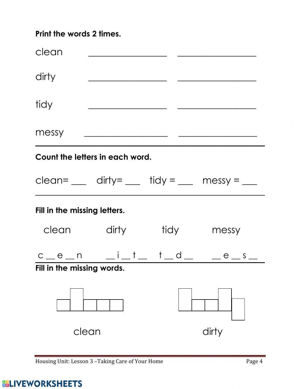 Taking care of you Home