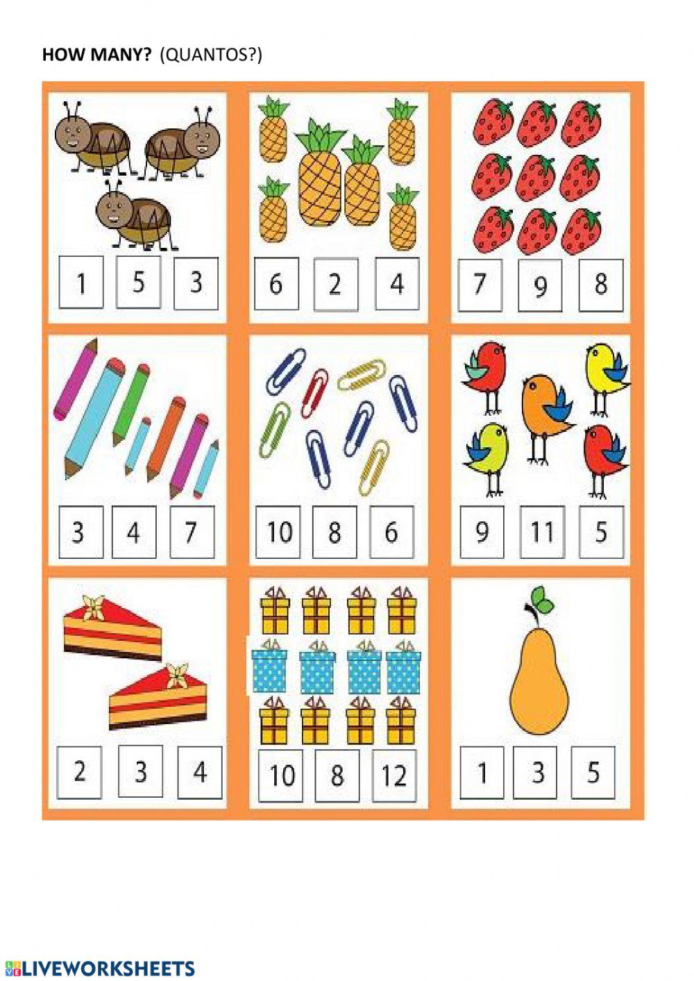 104810 | Number 1 to 12 | Rosemary Freitas