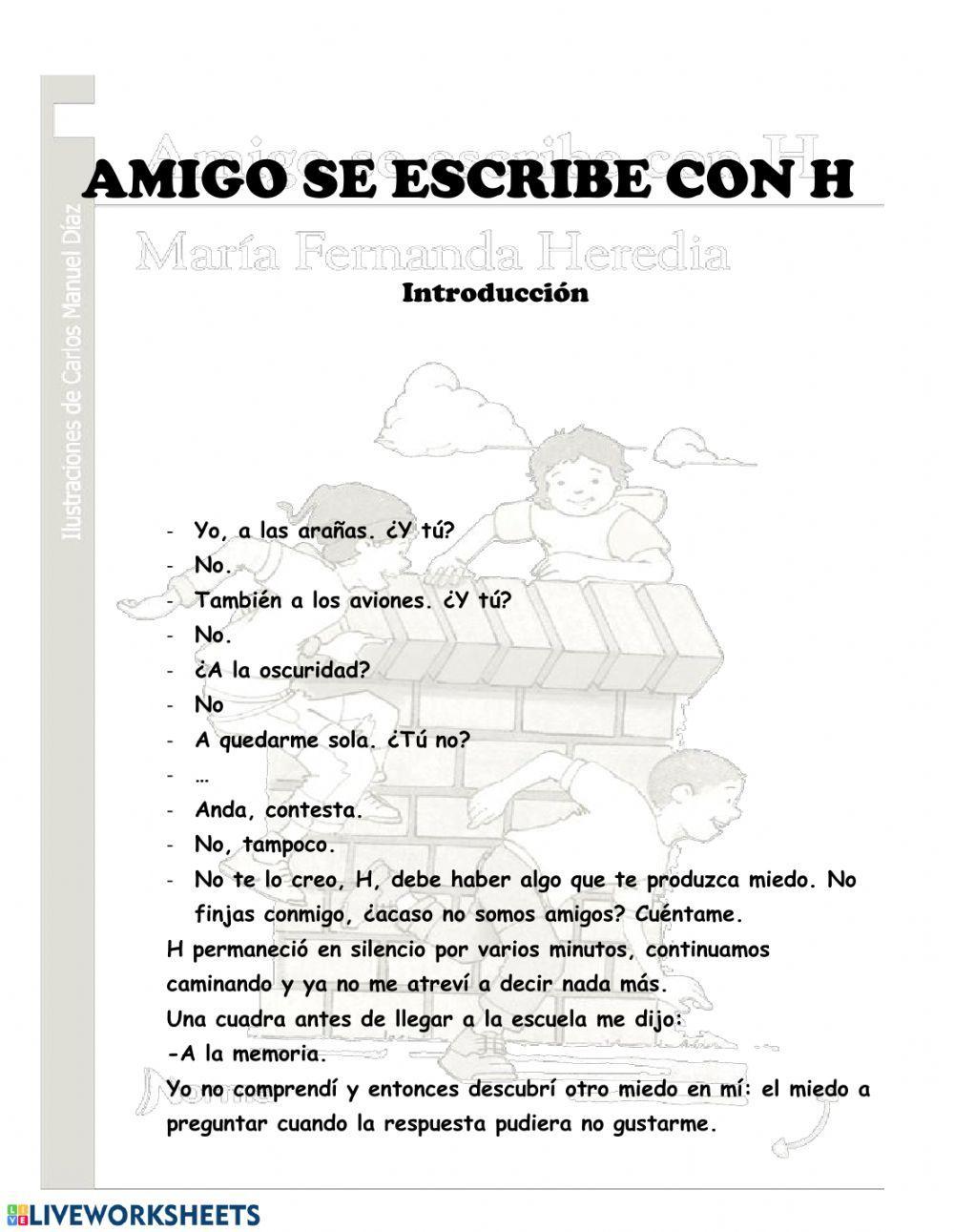 Amigo se escribe con H