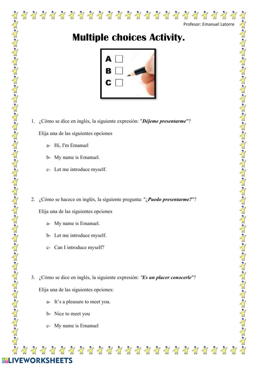 Personal Introductions