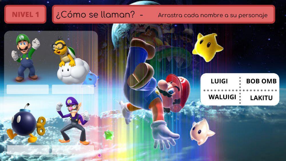 Jugamos con Mario - Comprensión lectora inicial