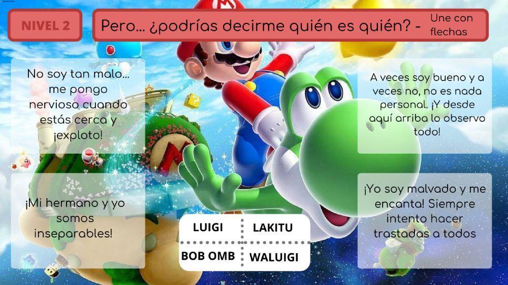Jugamos con Mario - Comprensión lectora inicial