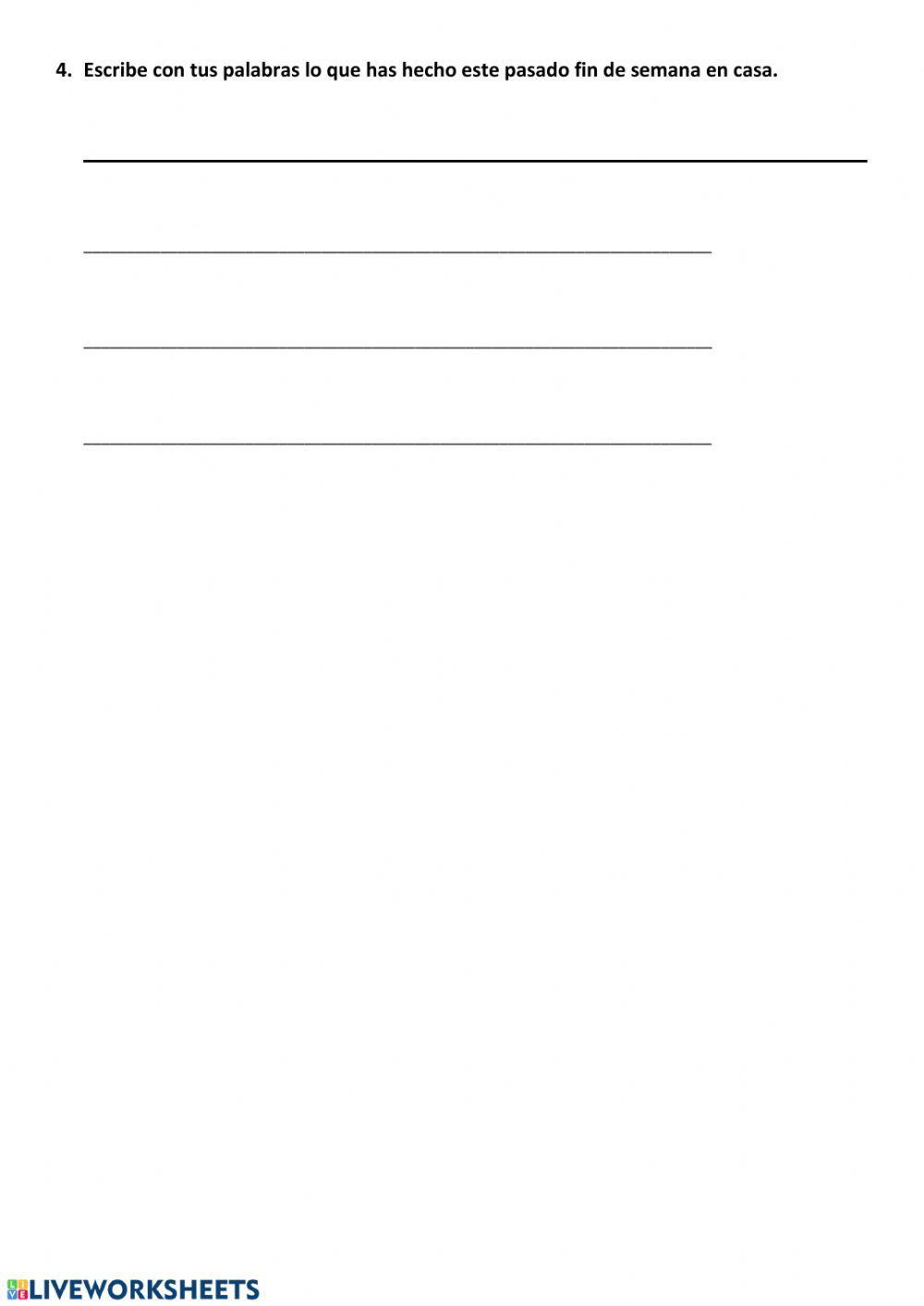 Ficha Interactiva Lengua Tema 9