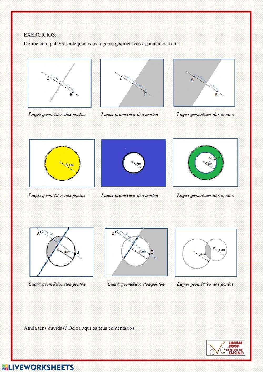 Lugares geométricos 9.1