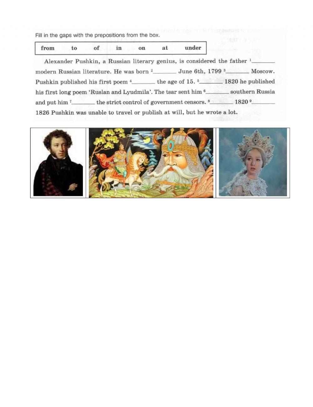 Prepositions of time