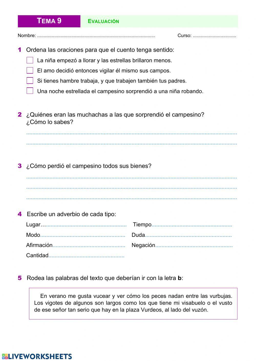 Examen tema 9