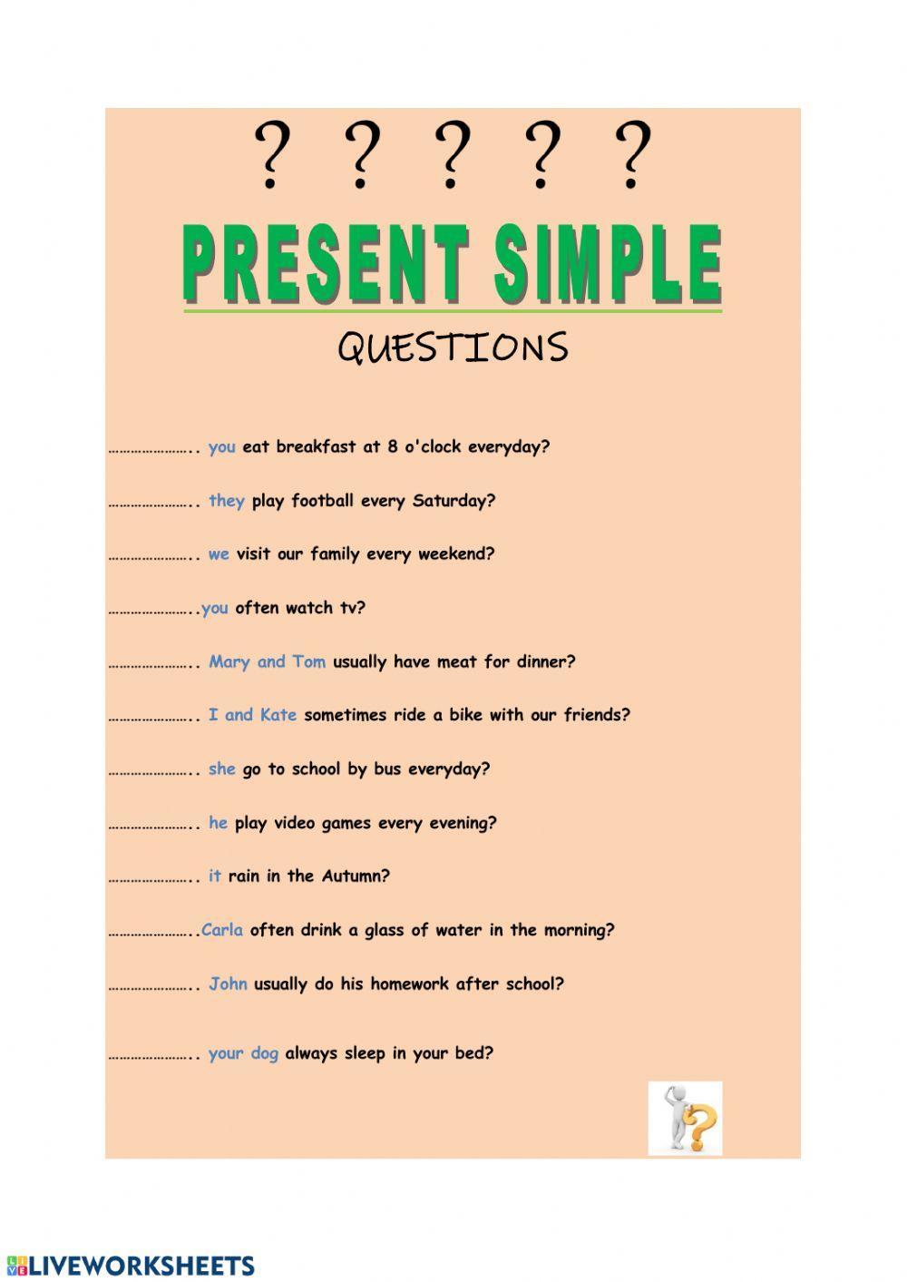 Present Simple - Questions