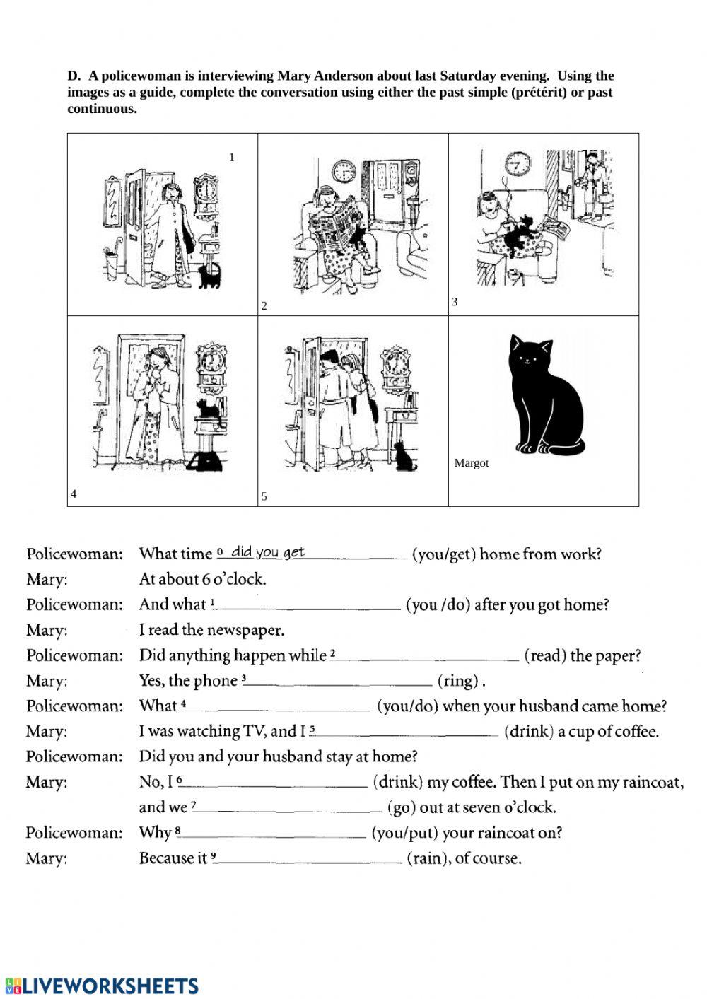 Past Simple and Past Continuous