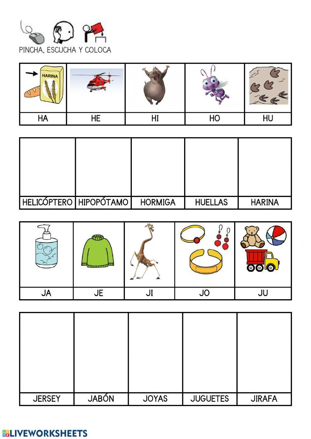 Sílabas y lectura global