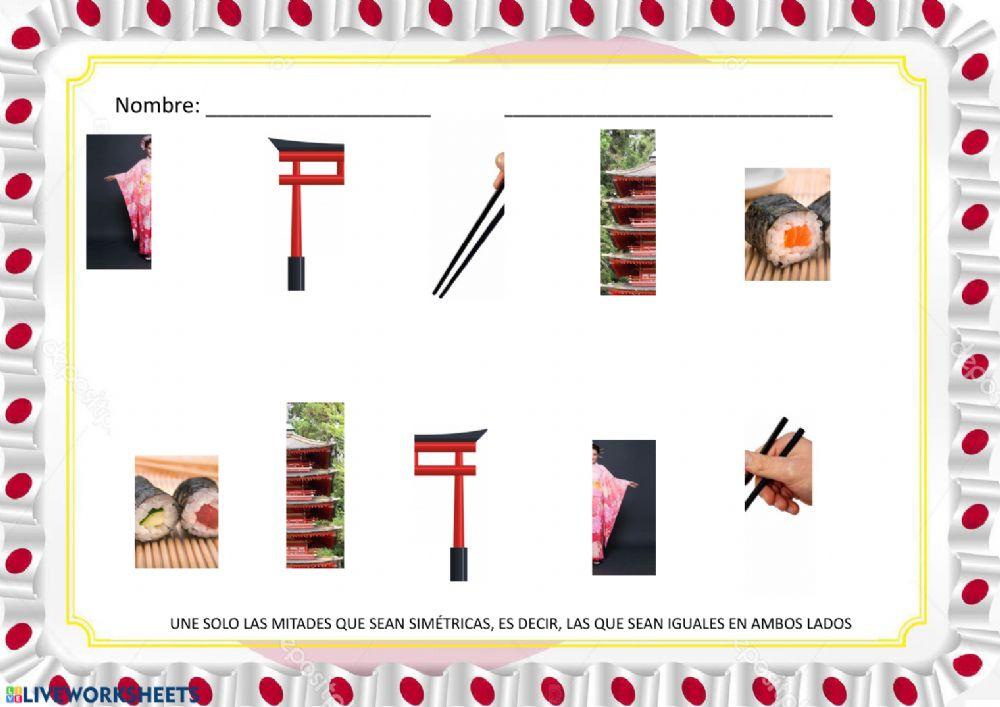 Simetrías y series japonesas