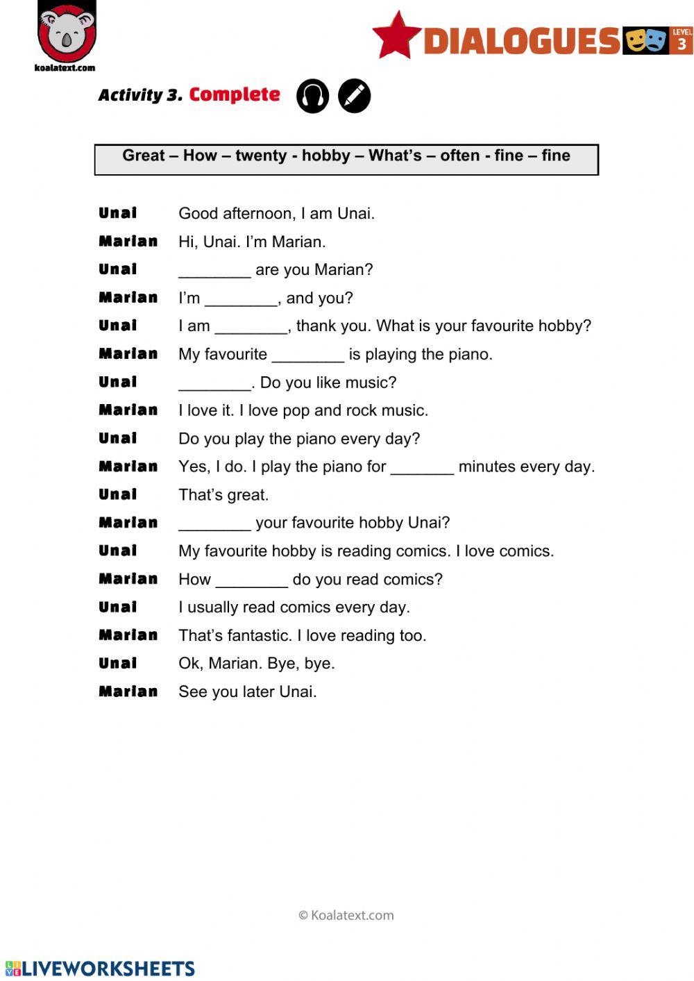 What's your favourite hobby?