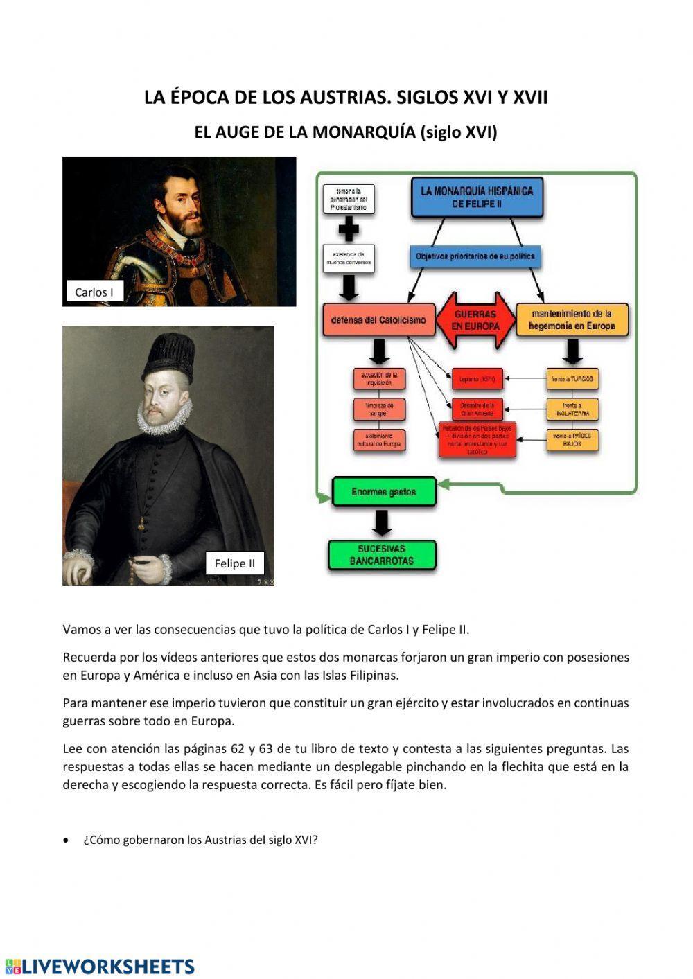 El auge de la monarquía (siglo XVI)