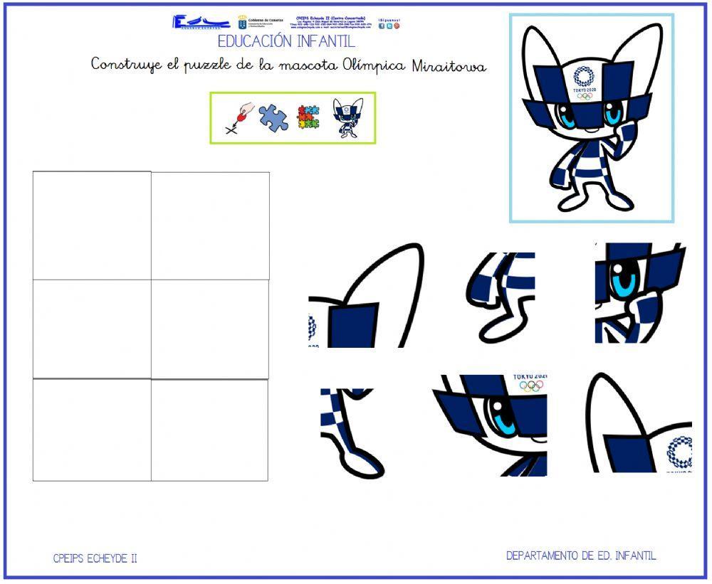 Puzzle Mascota Olímpica