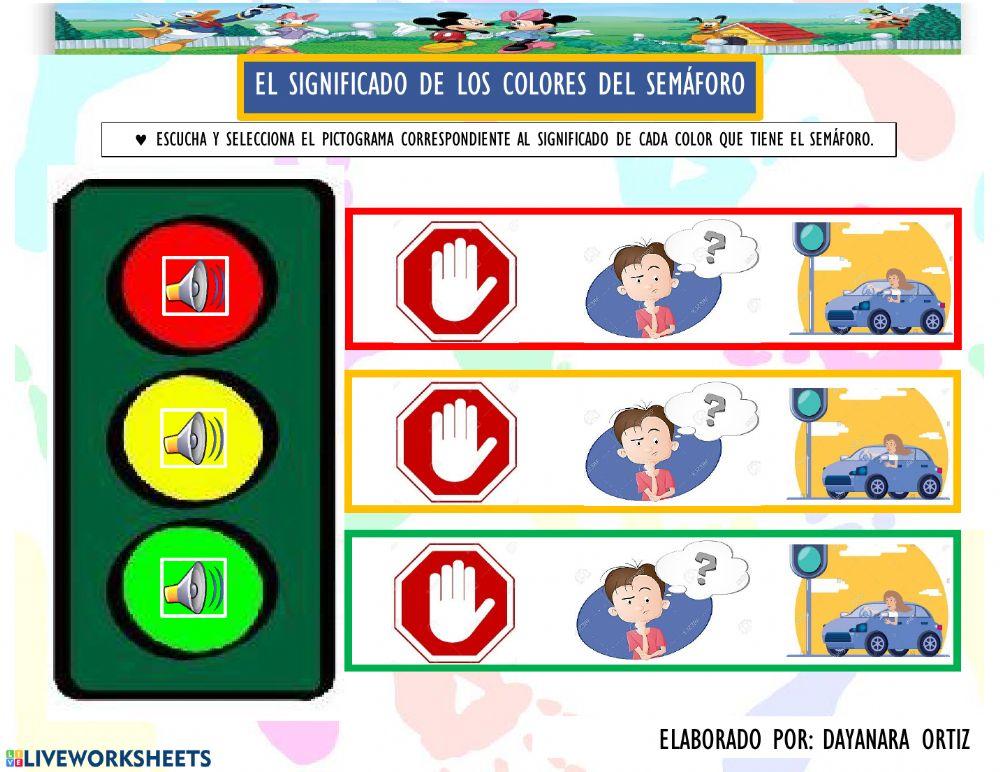 El significado de los colores del Semáforo El significado de los colores del Semáforo