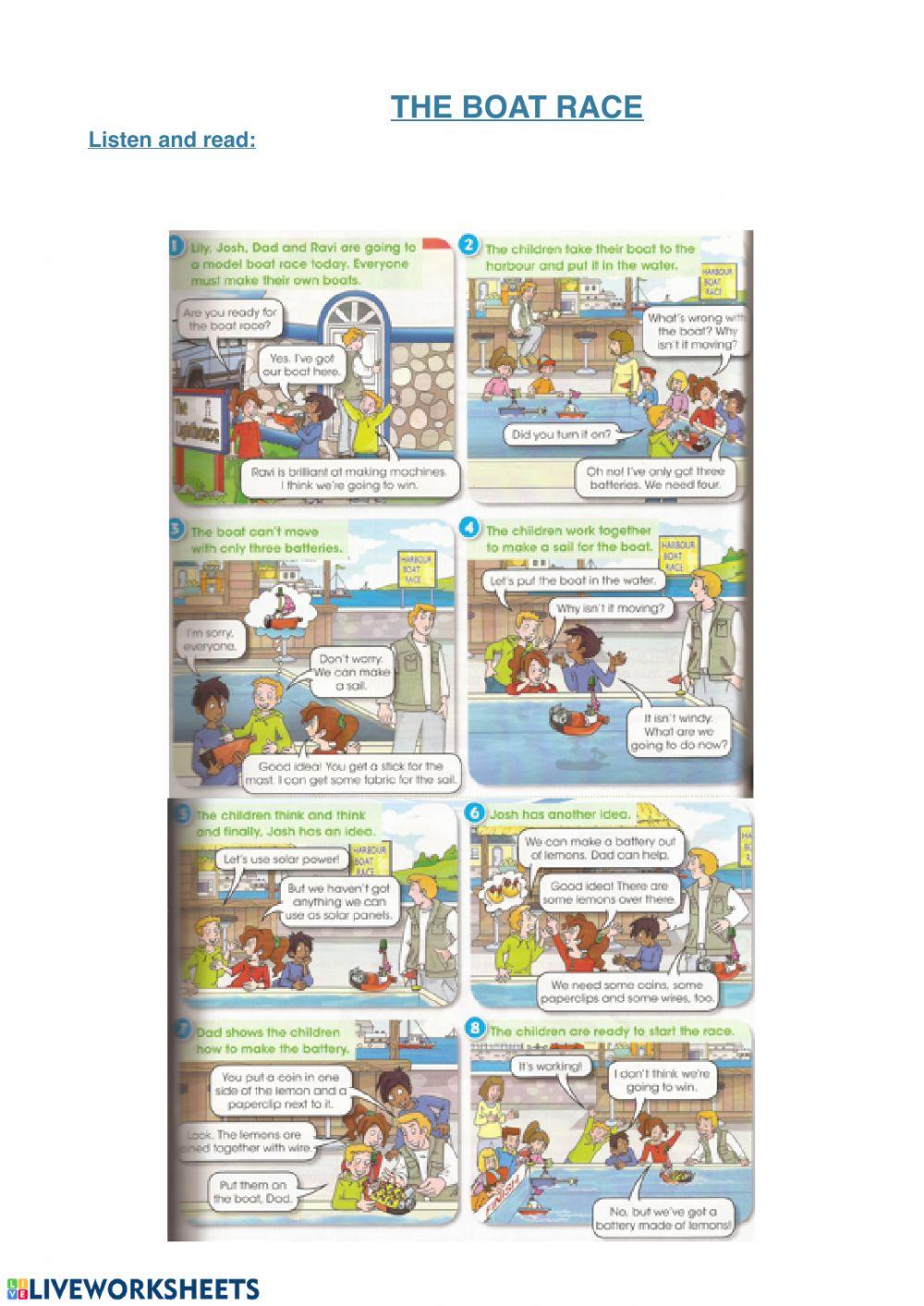 The boat race reading