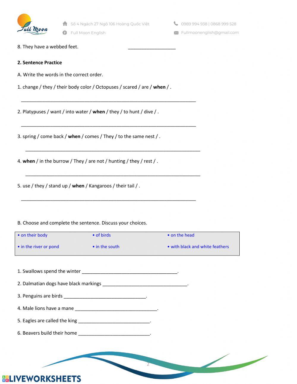 Unit 10-An interesting animal