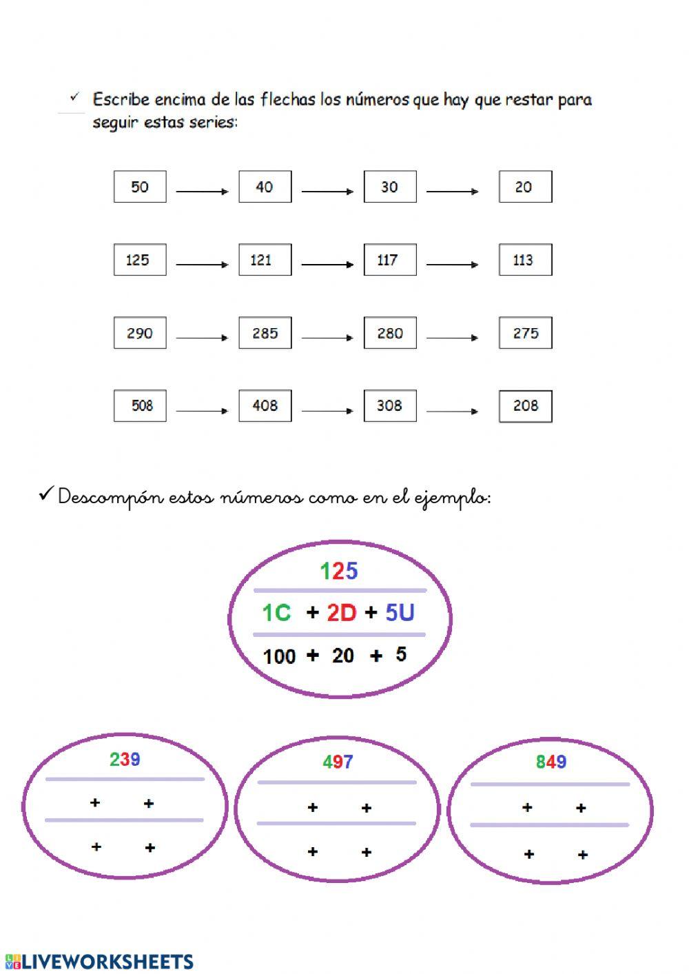Problemas, series y descomposición