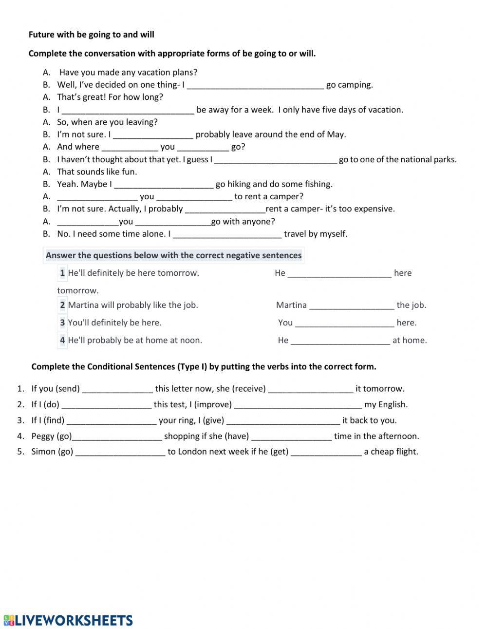 Review worksheet ALC