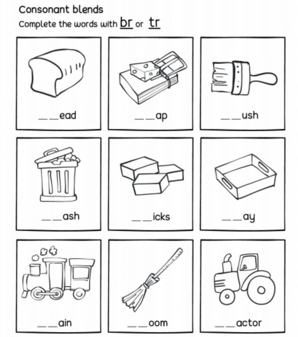 Br or Tr - R Consonant Blends