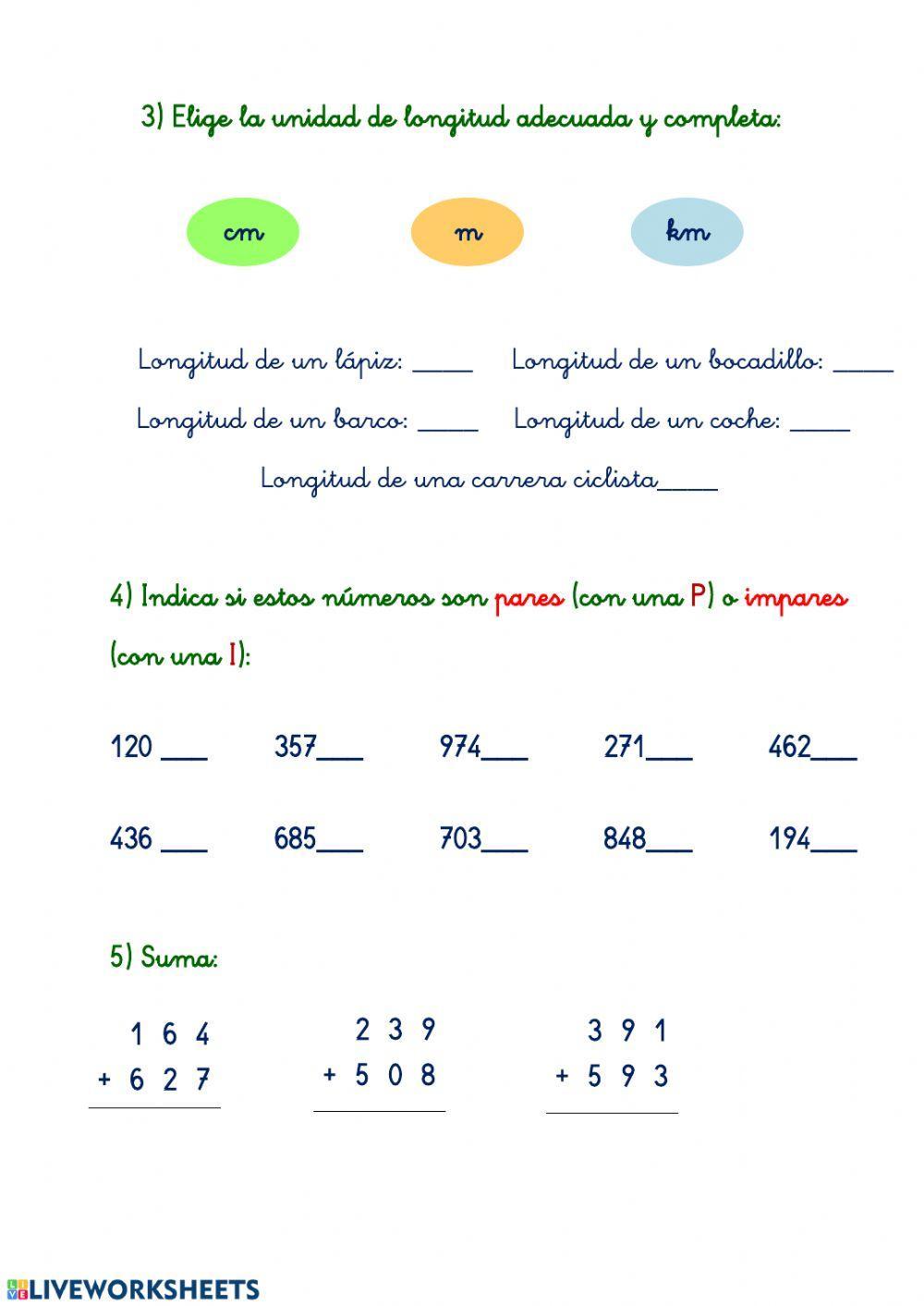 MATEMÁTICAS.REPASO 3