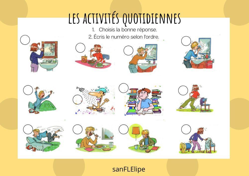 Objets De La Vie Quotidienne Allemand Page De Garde 106462 | Les activités quotidiennes | sanFLElipe