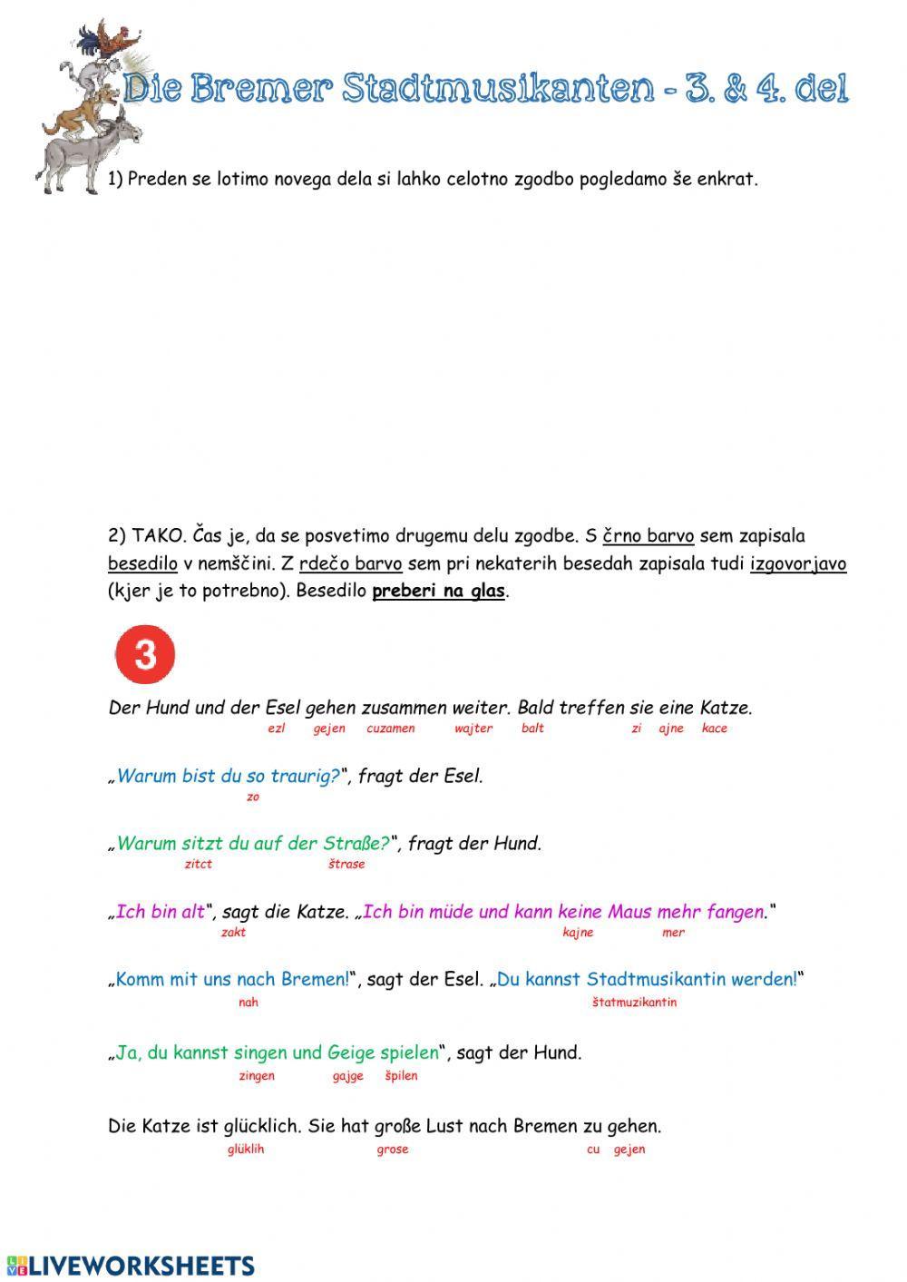 Die Bremer Stadtmusikanten