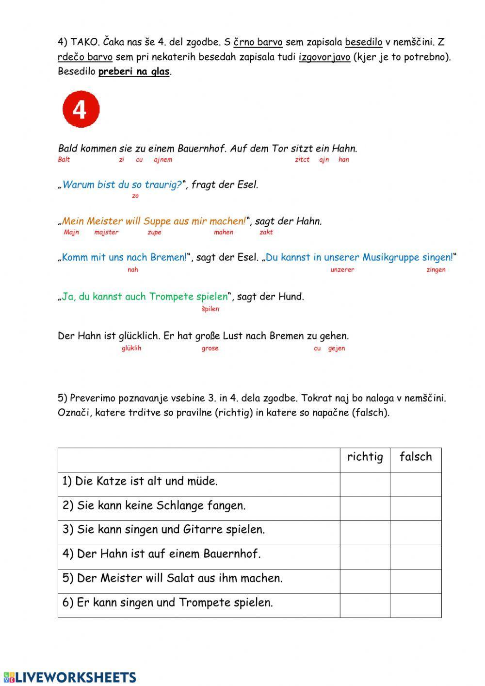 Die Bremer Stadtmusikanten