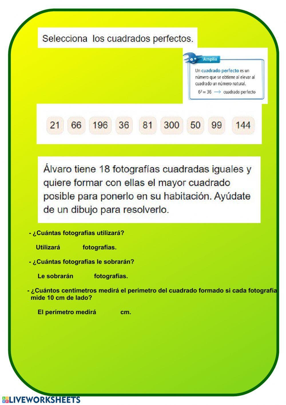 Aproximación raíces cuadradas