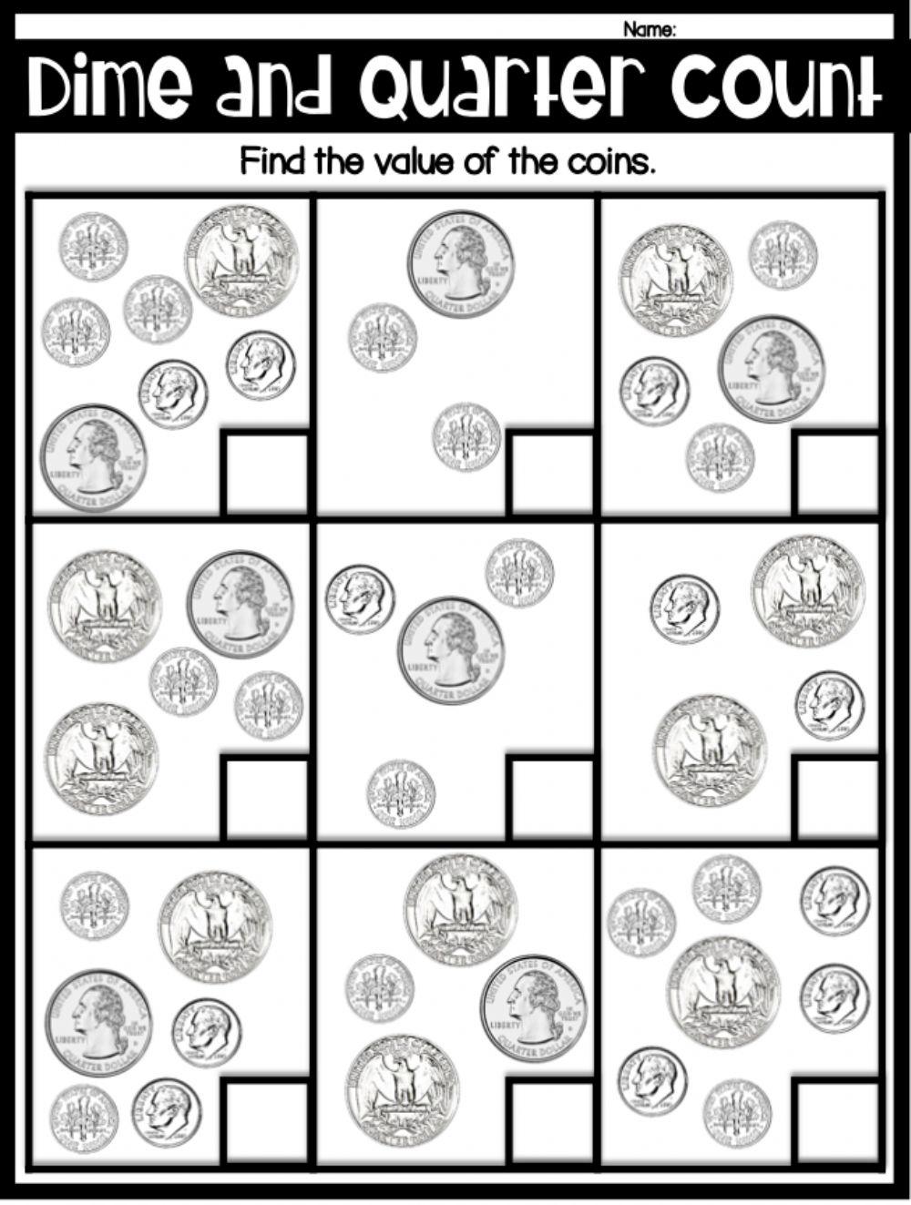 Dimes and Quarters Dimes and Quarters