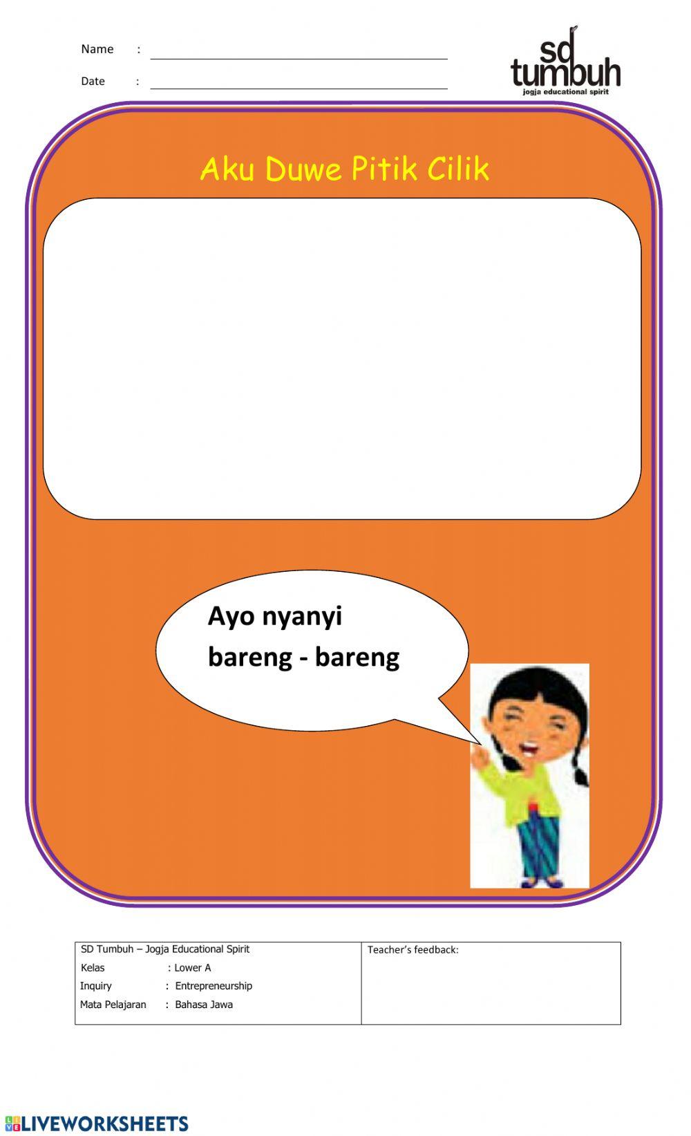 Tembang lan Dolanan Tradisional