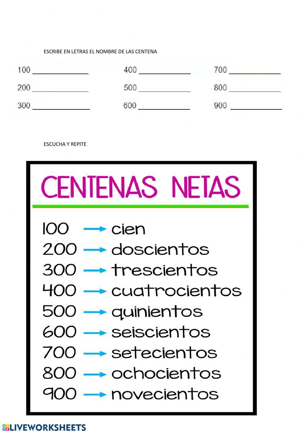 Centenas puras