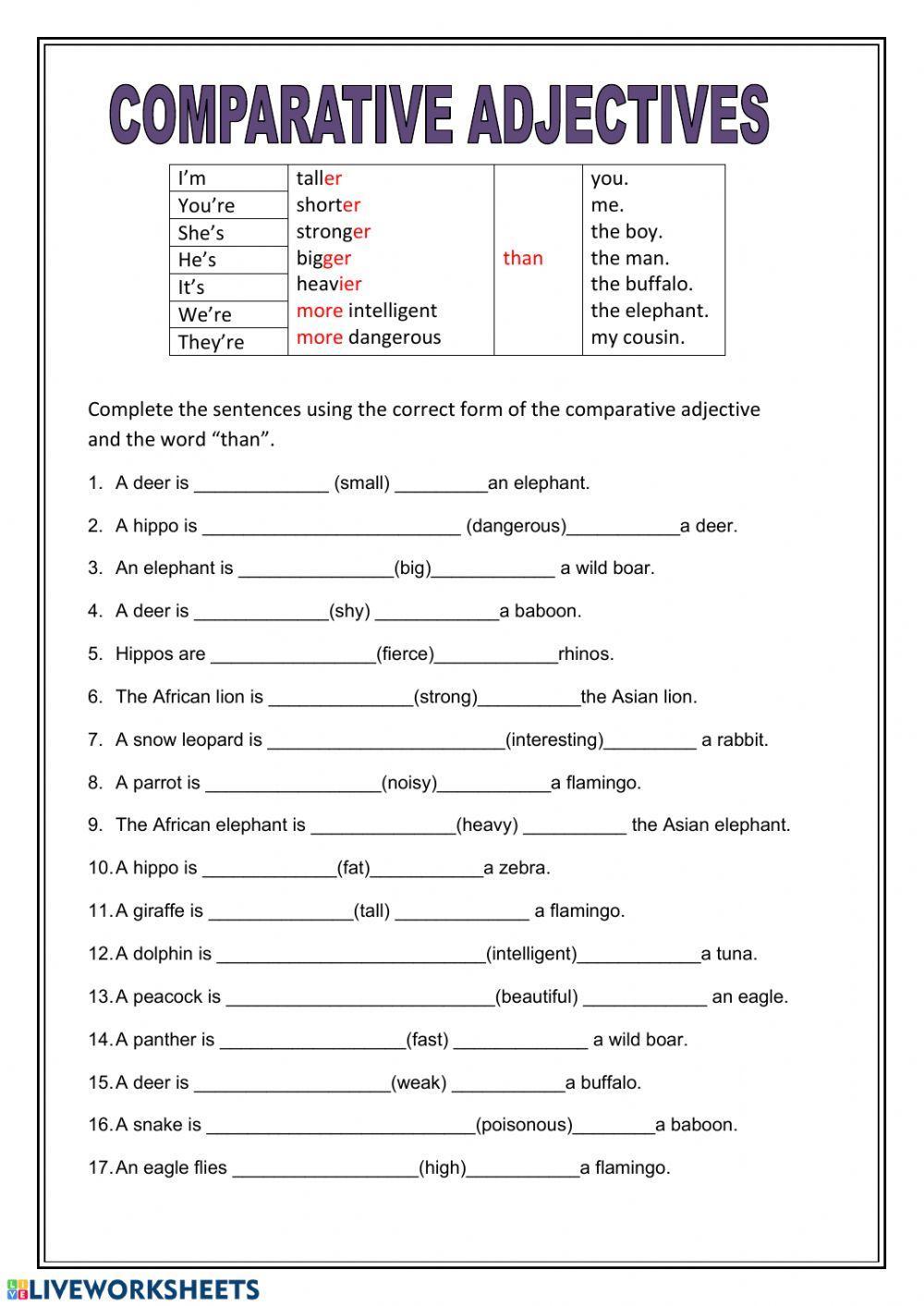 grammar-comparative-adjectives-worksheet-live-worksheets