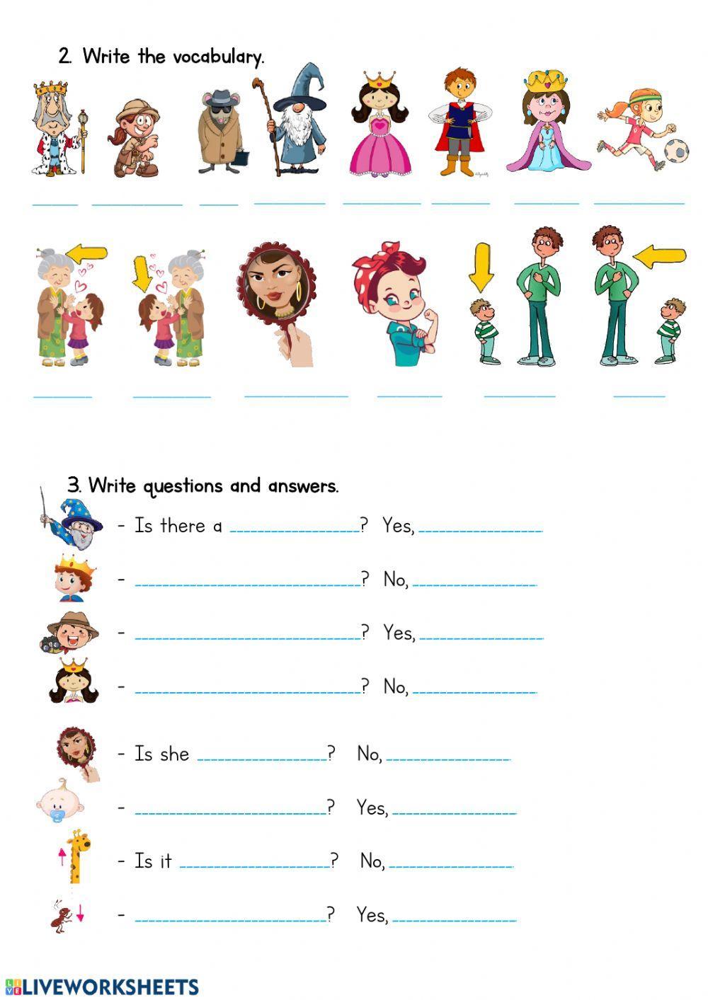 At the Library-Book characters