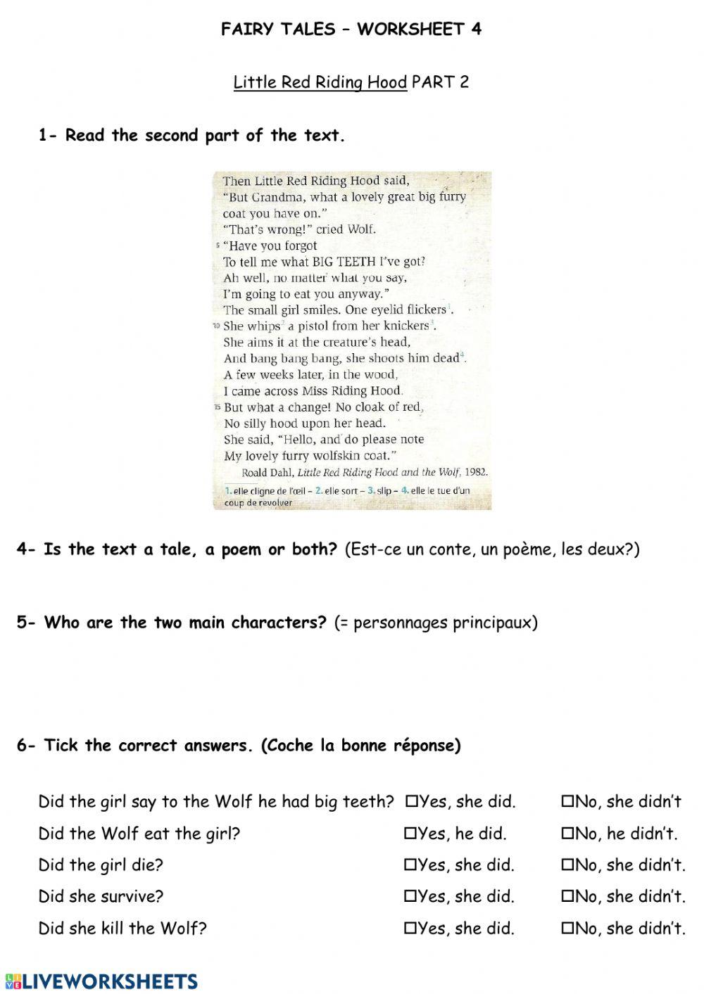 Little red Riding Hood part 2