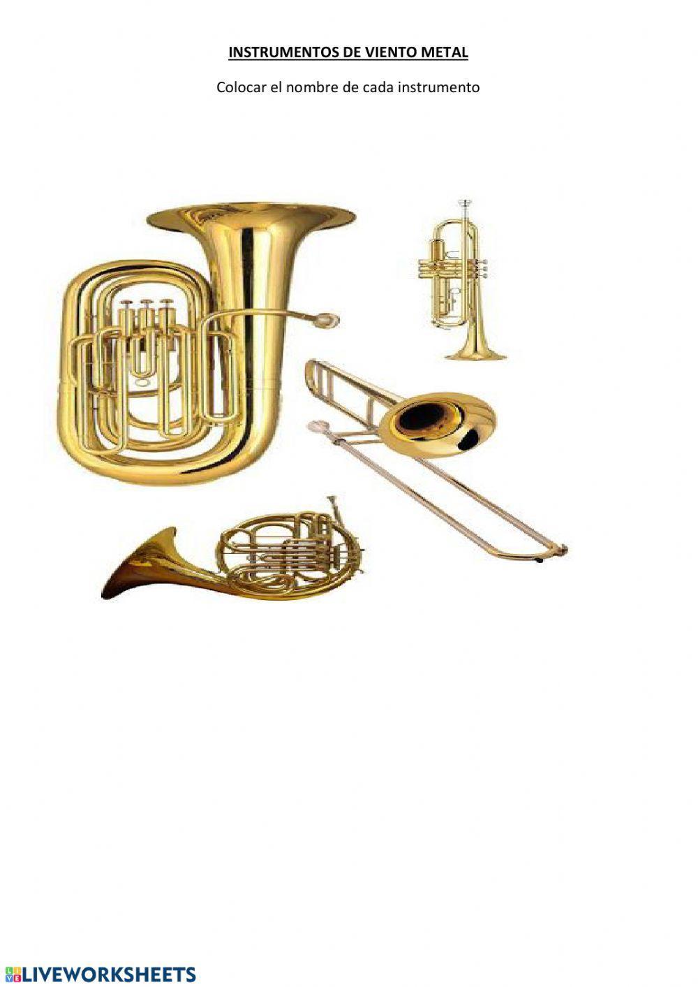Orquesta sinfónica: instrumentos de viento metal