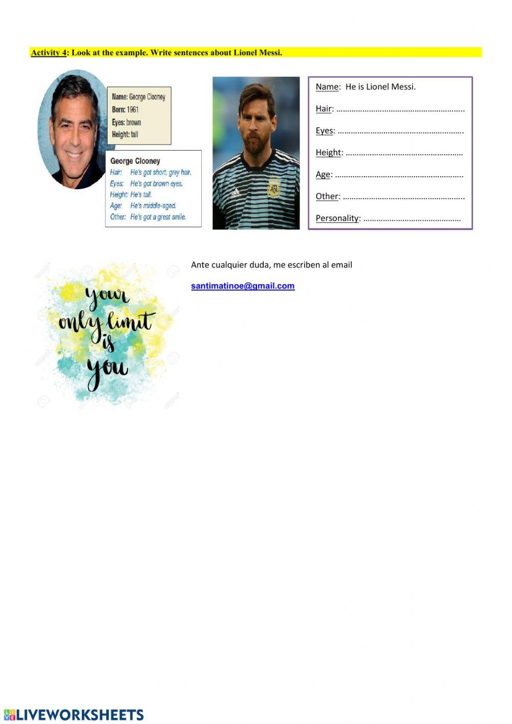 Physical appearance and personality