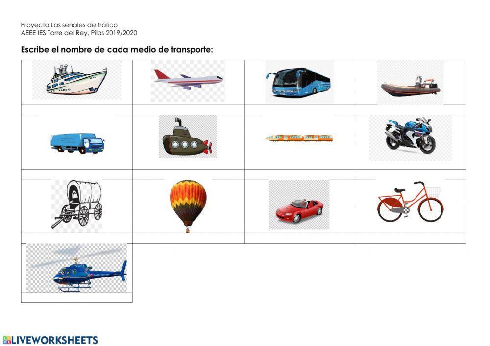 Medios de transporte
